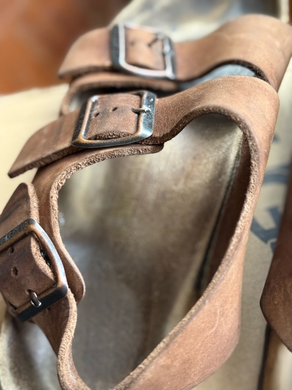 Birkenstocks 38 women’s 7 mens 5 fair condition - Picture 6 of 9